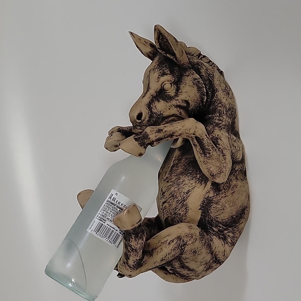 Resin Donkey Wine Bottle Holder